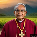 동티모르 유명 인물 소개 - A dignified portrait of Carlos Filipe Ximenes Belo, the East Timorese archbishop and Nobel Peace Pri...